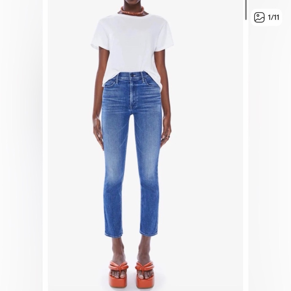 MOTHER Mid Rise Dazzler Ankle